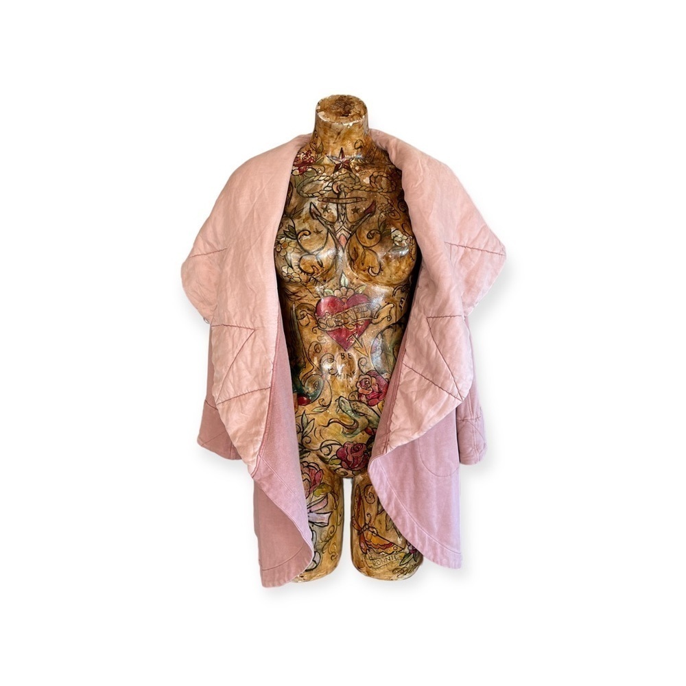 On the Road jacket pink open front sweater XS Small